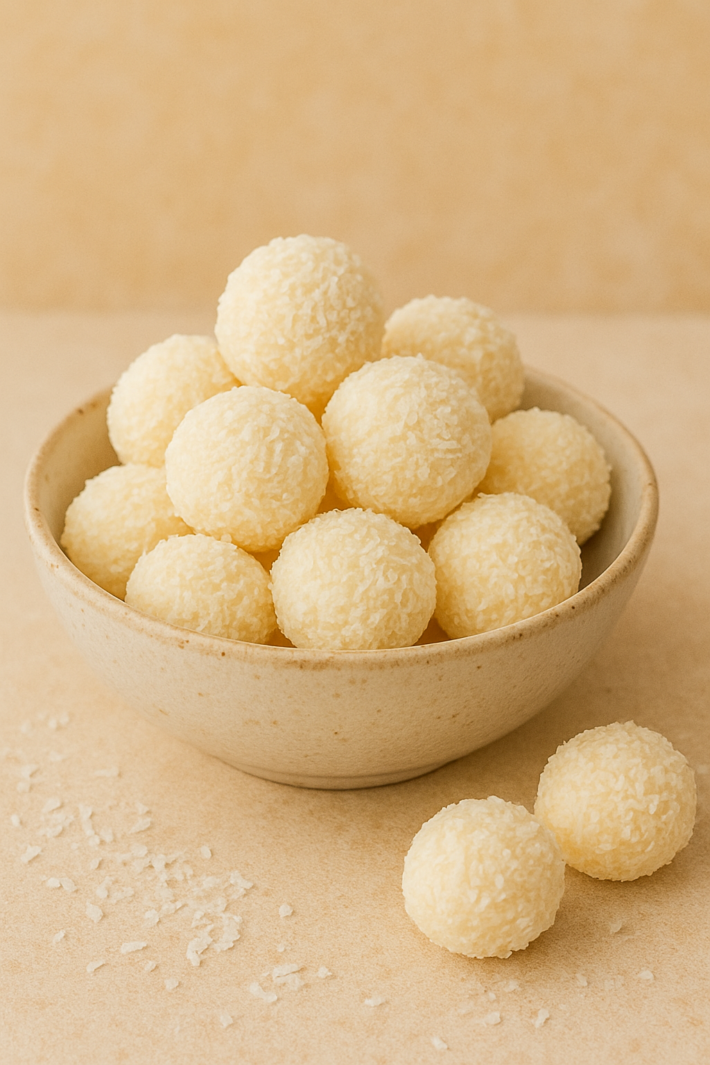 Zuckerfreie Kokos-Schneebällchen – himmlisch leicht und gesund naschen