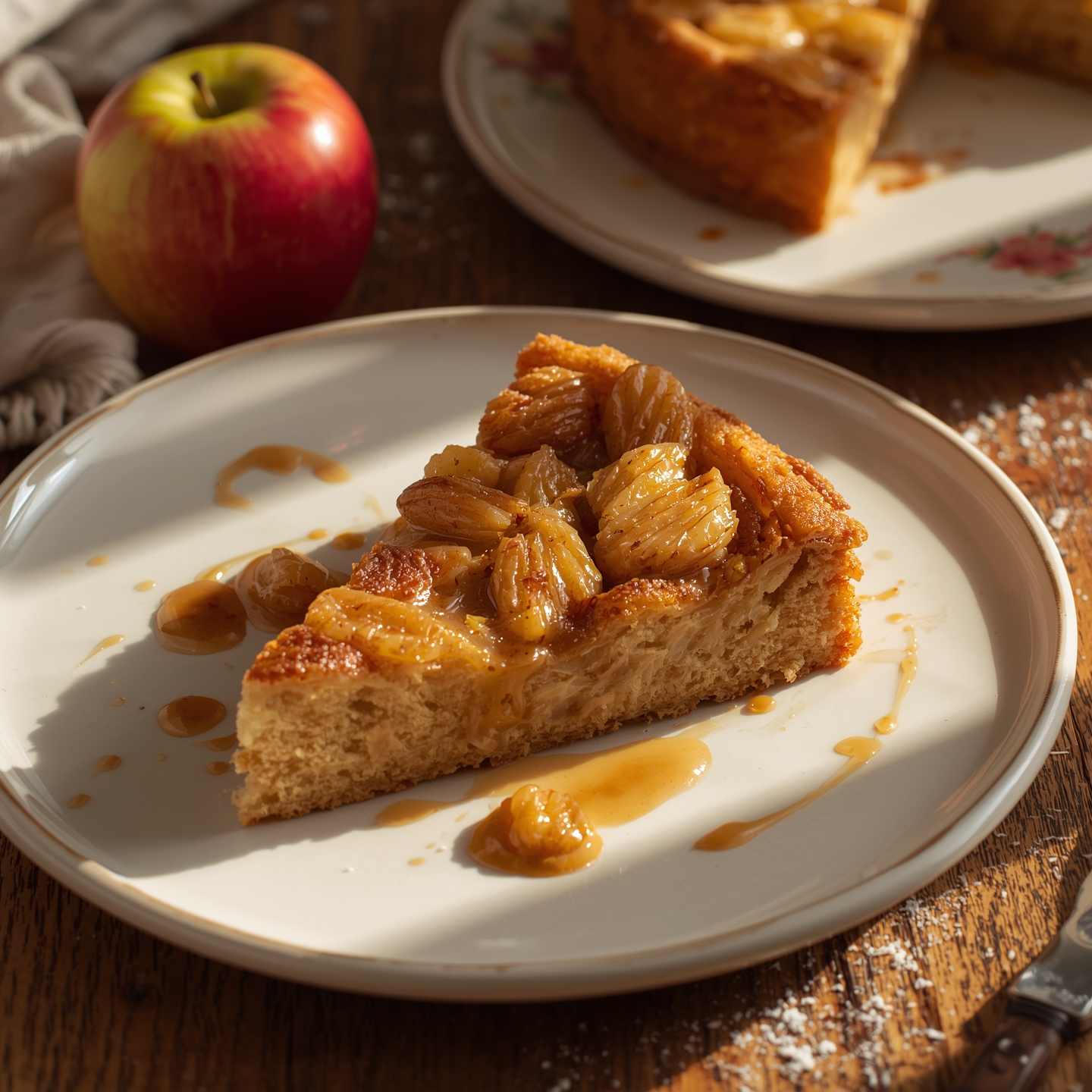 Zuckerfreier Apfelkuchen – Saftig, aromatisch & gesund genießen