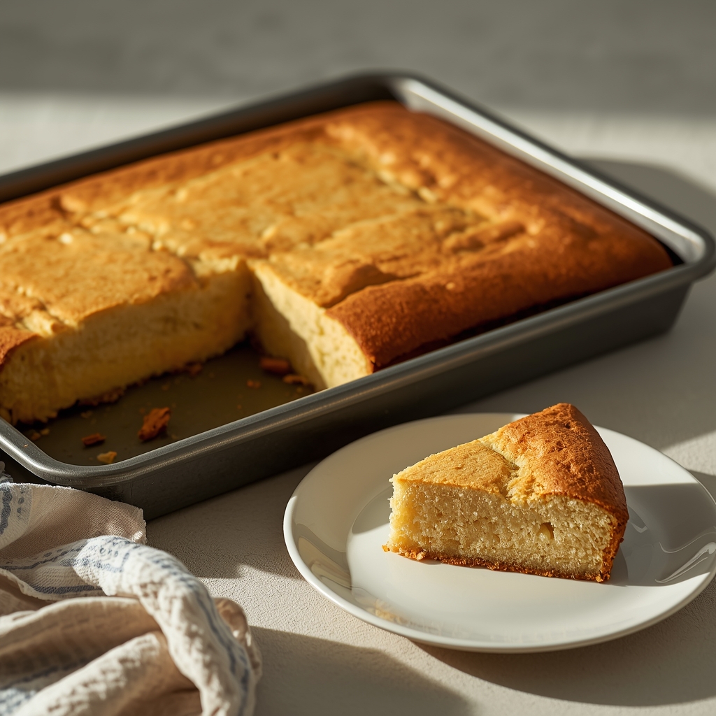 Saftiger Blechkuchen – einfach, praktisch und perfekt für Gäste