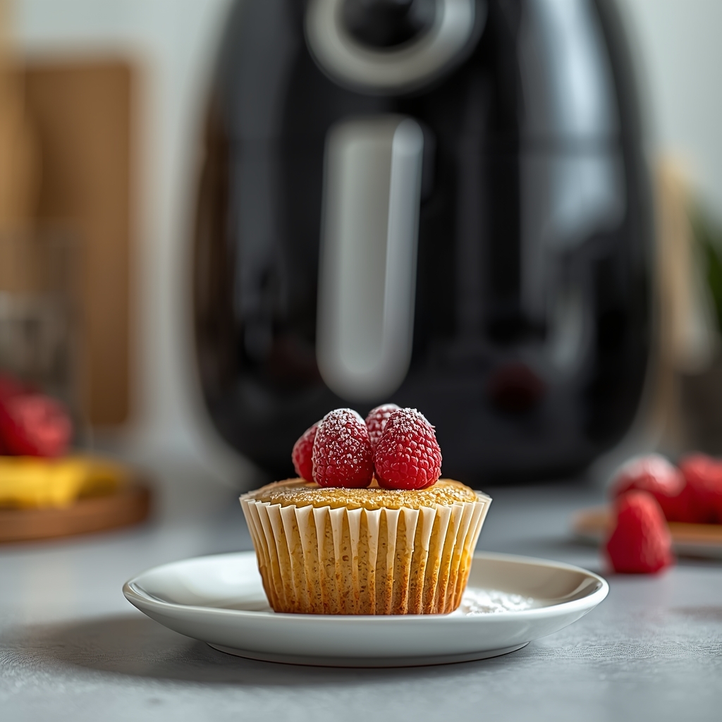 Zuckerfreie Käsekuchen-Muffins aus dem Airfryer – Schnell, einfach & lecker